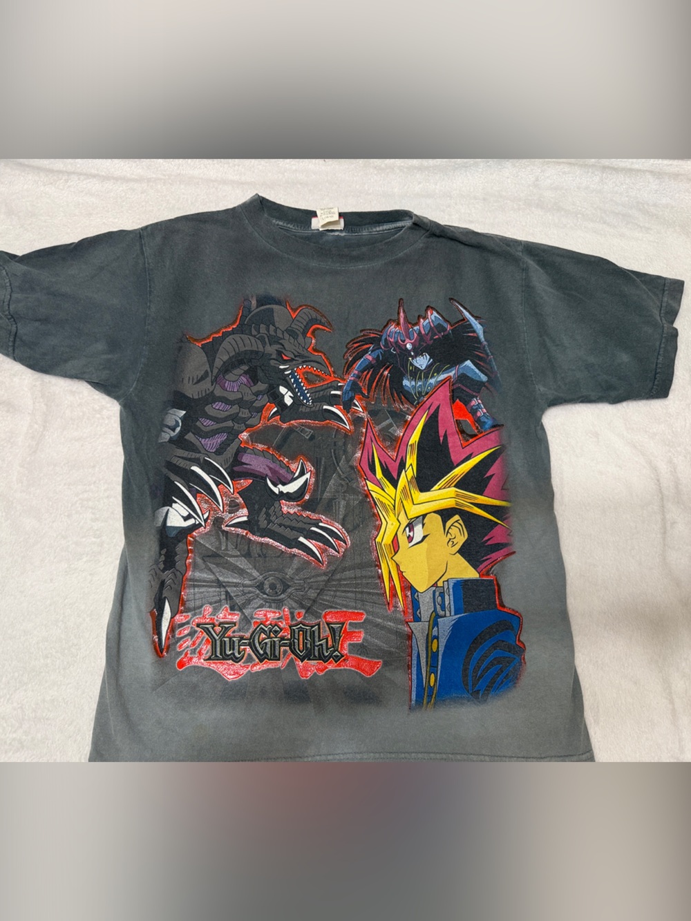 Yu-Gi-Oh! Black Graphic Kids Short Sleeve Tee